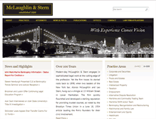 Tablet Screenshot of mclaughlinstern.com